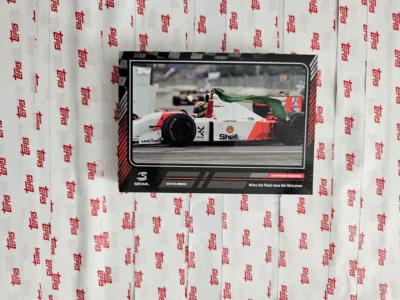 Topps - The Story of Ayrton Senna - Card 46 - Wins his final race for McLaren- - Image 1 of 2