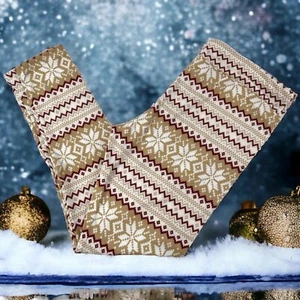 Fair Isle Holiday super Stretch Knöchelleggings DAMEN GROSS (12-14) NEU MIT ETIKETT - Bild 1 von 17