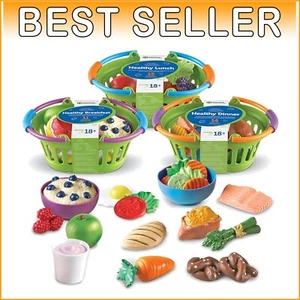 New Sprouts Healthy Foods Basket Bundle - 37-Piece Play Food Set for Toddlers - Picture 1 of 10