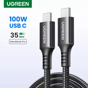 Ugreen USB C to USB C Fast Charger Cable 100W PD 5A Charging 0.5m - 3m - Picture 1 of 7