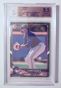 Vladimir Guerrero Jr. 2018 Bowman Prospects Camo RC BGS 9.5 MLB Blue Jays BP150 - Bild 1 von 2