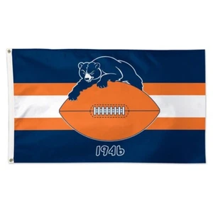 Chicago Bears Football 3x5 ft Classic Logo Retro Flag Ideal NFL Gift Banner - Picture 1 of 1