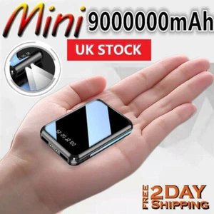 900000mAh Power Bank Portable Fast Charger Battery Pack 2 USB for Mobile iPhone - Picture 1 of 8