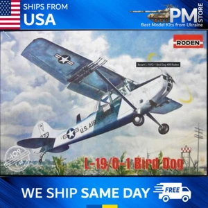 Roden 409 Cessna L-19/0-1 Bird Dog US Überwachungsflugzeug Modellbausatz 1/48 - Bild 1 von 10