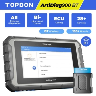 2025 TOPDON AD900BT Bidirectional Scanner Full System Diagnostic Tool E-U Coding Foto 1 de 4
