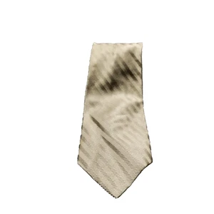 ROBERT TALBOTT Neck Tie Studio Men Silk XL Necktie USA Geometric Gold Suit 58" - Picture 1 of 5