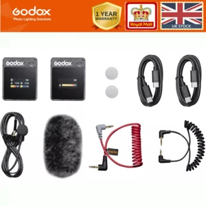 GODOX MoveLink M1 II 2.4GHz Wireless Lavalier Wireless Microphone for Video - Picture 1 of 9