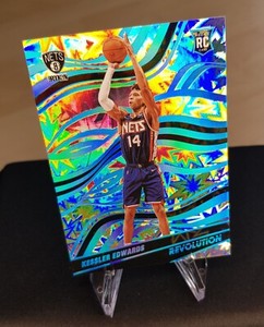 Panini 2021-22 Revolution - #144 - Kessler Edwards - Rookie Impact - Nets /149