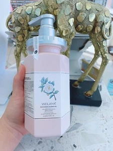 2 Bottles WEILAIYA Camellia Collection Niacinamine Shower Gel 450mL/15.2fl oz - Picture 1 of 5