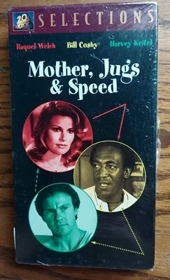 VHS Mother, Jugs & Speed Raquel Welch, Bill Cosby NEW w Side Tear - Image 1 of 3