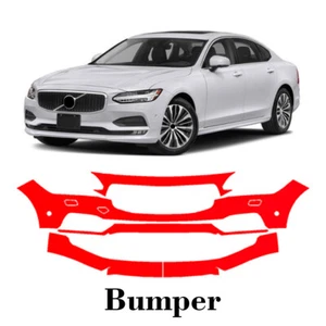 bumper PreCut PPF Paint Protection Film For Volvo S90 Inscription 2017-2020 - Picture 1 of 8
