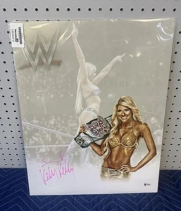 Kelly Kelly Barbie Blank WWE Signed Autographed 16x20 Photo Poster Beckett COA - Picture 1 of 3