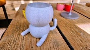 Harry Plant Yoga No. 1" lustiger Blumentopf zeigt Yoga Übung - Made in Germany - Picture 1 of 3
