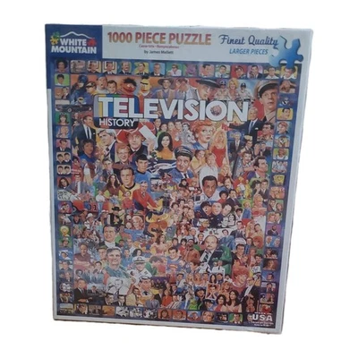 Puzzle 1000 Piezas White Mountain "Historia de la Televisión" Nuevo en Caja Foto 1 de 2