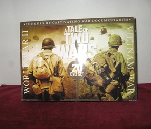 A Tale of Two Wars WW II and Vietnam War 90 Hours 20 DVD Set Free Shipping - Foto 1 di 4