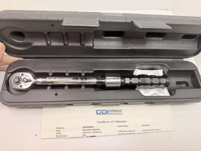 Llave dinamométrica CDI Torque 1501MRPHSS 1/4" 30–150 in-lb + estuche COMO NUEVO Foto 1 de 4