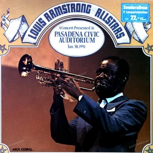 Louis Armstrong And The Allstars - A Concert Presented At Pasadena.. 2LP '* - Picture 1 of 1