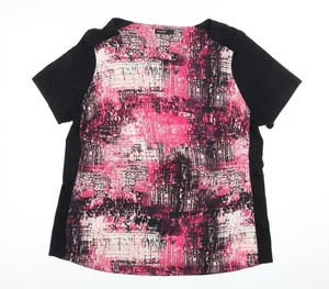 Autograph Women's Pink Geometric Short Sleeve T-Shirt - Picture 1 of 12