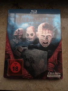 Steelbook- Hellraiser 1-3 - Time To Play / 3 Blu Rays UNCUT OVP - Bild 1 von 3
