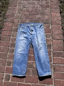 Vintage seltene Levis Big E Selvedge Redline 501s 501 Jeans USA #6 Einzelnaht 40 28 - Bild 1 von 12