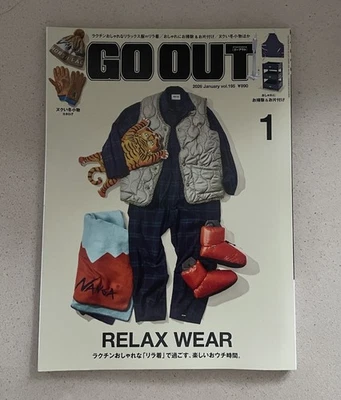 GO OUT JAPAN MAGAZINE  CAMPING JANUARY 2026 WINTER GEAR RELAX WEAR - Image 1 of 2