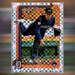 Topps 2025 cromado - #7 Keider Montero RC X-Fractor - Detroit Tigers - Imagen 1 de 2
