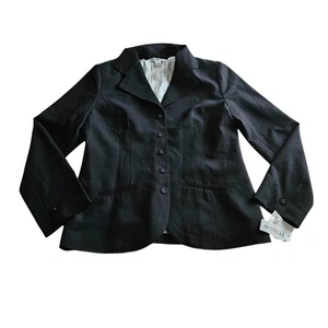 Pendleton Mujer Talla 8P Blazer Negro Nuevo - Imagen 1 de 8