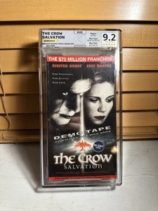 Sealed The Crow Salvation VHS Screener Graded Rewind 9.2 Gold Tape Movie Rare - Picture 1 of 5