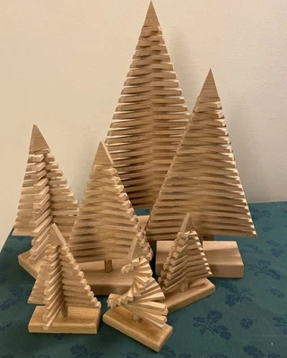 Alternative  Christmas Tree Decoration / Gift - XMAS - All Sizes - handmade oak - Image 1 of 4