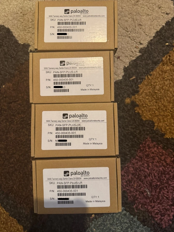 Palo Alto PAN-SFP-PLUS-LR SFP+ form factor, LR 10Gb long reach 10Km Module - NEW - Image 1 of 1