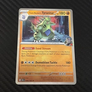 Pokémon - Team Rocket's Tyranitar 96/182 Scarlet & Violet - Destined Rivals - Picture 1 of 3