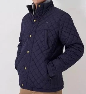 Crew Clothing Steppjacke Dark Navy Größe M falsches Etikett am Artikel - Bild 1 von 12