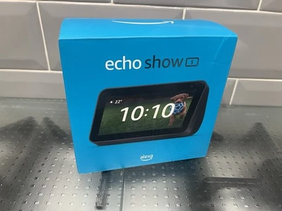 Amazon Echo Show 5 (2nd Gen) Smart Display Speaker - Charcoal*Brand New* - Image 1 of 2