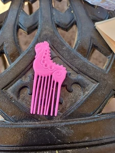 Vintage 1987 Mattel Island Fun Barbie Replacement Hot Pink Seahorse Comb Toy - Picture 1 of 2