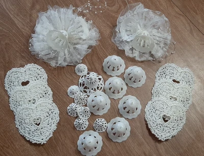 Lote De Colección De Boda/Aniversario Decoración Pasteles Accesorios Wilton 23 Piezas Foto 1 de 4