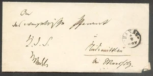 HANAU 1868 DIENSTBRIEF TuTAXIS(L8265a - Picture 1 of 1