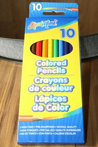 Liqui-Mark 10er Pack ungiftige vorgespitzte Buntstifte Schulqualität NEU - Bild 1 von 5