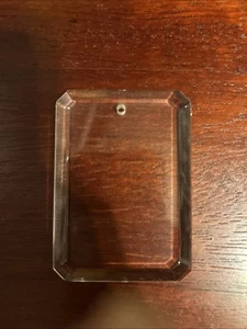 Rectangle Crystal Ornament - Picture 1 of 1