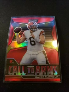 Baker Mayfield Playoffs Call To Arms Red Parallel - Picture 1 of 2
