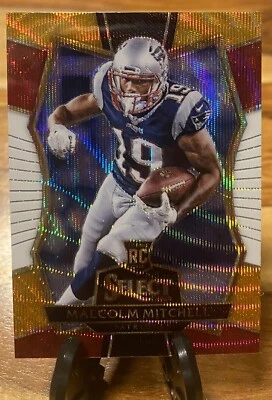 SHARP💎2016 Select Malcolm Mitchell Rookie Premier Tri-color Patriots RC - Image 1 of 3