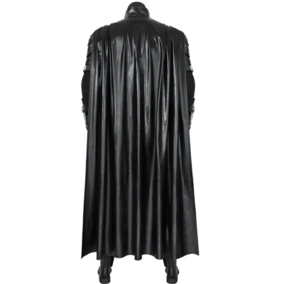 Capa de cosplay The Batman Bruce Wayne versión 2022 capa de cuero sintético Foto 1 de 4