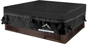 Square Hot Tub Cover - Heavy Duty 600D Polyester Waterproof UV Protection SPA... - Picture 1 of 1