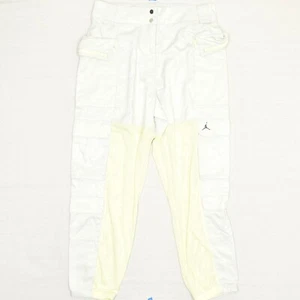 Jordan Air Men Jogger Cargo Pants Nylon Multicolor Size L Zip Pockets Heatwave - Picture 1 of 8