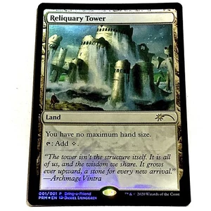 Reliquary Tower FOIL Bring a Friend Promo 001/001 MTG - Magic The Gathering - Picture 1 of 2