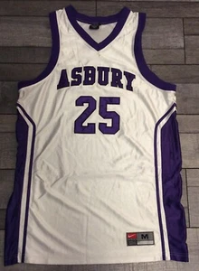 Asbury #25 Nike NCAA Basketball weiß lila Gr. M Medium Trikot Nähte - Bild 1 von 6