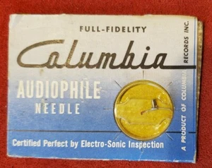 Columbia Full-Fildelity Audiophile Needle M-2TPA lotto nuovo sigillato LP1 - Foto 1 di 3