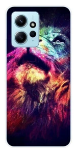 Coque en silicone imprimée compatible Xiaomi Redmi Note 12 4G Lion swag - Foto 1 di 3