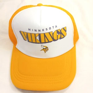 Minnesota Vikings Gold NFL Football Training Camp Kids Club Snapback Trucker Hat - Picture 1 of 5