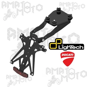 PORTATARGA REGOLABILE LIGHTECH PER DUCATI MONSTER 796/1200 2017-2018-2019 - Foto 1 di 1