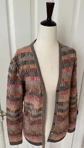 Missoni Wool Blend Cardigan Colorful Size 42 - Picture 1 of 15